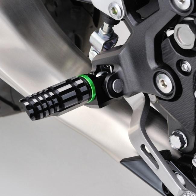 DAYTONA デイトナ PREMIUM ZONE(プレミアムゾーン) PZR-09 ライダー側ステップ カワサキ車用 Ninja ZX-4R SE ニンジャ250 ニンジャ400 (2014-) フットペグ_2
