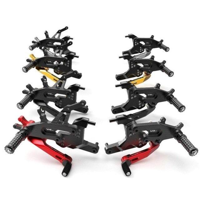 DUCABIKE (DBK) ドゥカバイク (ディービーケー) アジャスタブルステップキット カラー：ブラック／ブラック / バージョン：フルスペック DUCATI ドゥカティ | ブランド登録なし | 03