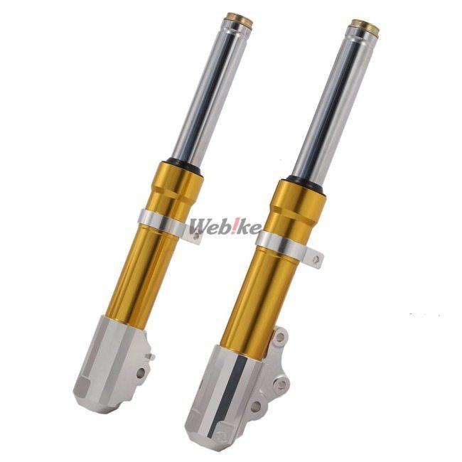 KN企画 ケイエヌキカク アルミ削り出し フロントフォーク カラー：ゴールド アドレスV125 アドレスV125G アドレスV125Gリミテッド アドレスV125S SUZUKI スズキ | KN企画 | 01