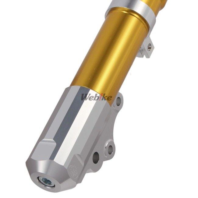 KN企画 ケイエヌキカク アルミ削り出し フロントフォーク カラー：ゴールド アドレスV125 アドレスV125G アドレスV125Gリミテッド アドレスV125S SUZUKI スズキ | KN企画 | 06