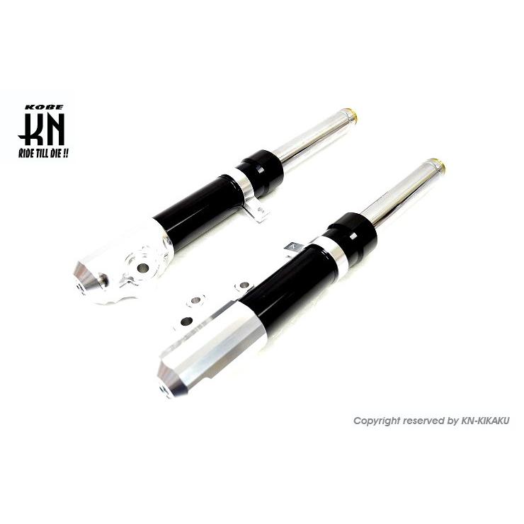 KN企画 ケイエヌキカク アルミ削り出し フロントフォーク カラー：ブラック アドレスV125 アドレスV125G アドレスV125Gリミテッド アドレスV125S SUZUKI スズキ | KN企画