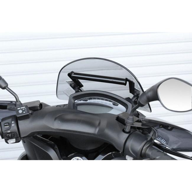 KIJIMA キジマ TRICITY125 TRICITY155 ハンドルマウントステー BK MWS155 MWS125 トリシティ 155 YAMAHA ヤマハ マルチバー・マウントバー 電子機器類 | KIJIMA | 01