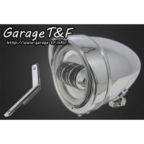ヘッドライト Garage T&F:ガレージ T&FGarage T&F Garage T&F:ガレージ T&F 4.5インチロケットライトプロジェクターLED仕様＆ライトステー(タイプD)キット スティード400 H0NDA ホンダ