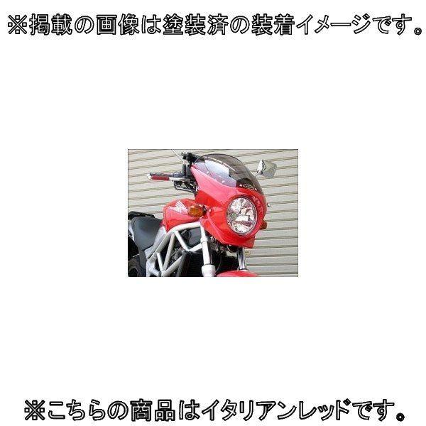 CHIC DESIGN シックデザイン ロードコメット2 スクリーンカラー：スモーク / カラー：イタリアンレッド VTR250 HONDA ホンダ ビキニカウル カウル関連 外装