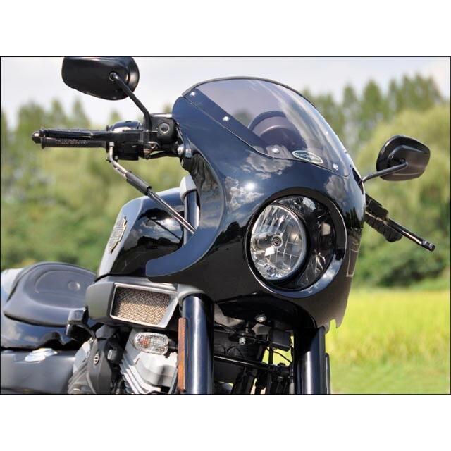CHIC DESIGN シックデザイン ティーラ ロケットヘッドカウル カラー：ブラックデニム / スクリーンカラー：スモーク XR1200 ビキニカウル カウル関連 外装