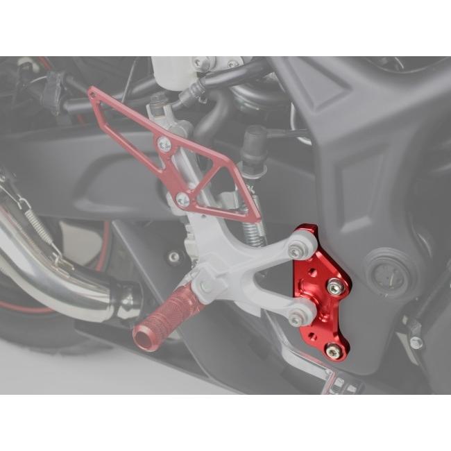 POSH Faith ポッシュ フェイス ステップアッププレート カラー：ゴールド YZF-R25 YZF-R3 MT-25 MT-03 YAMAHA ヤマハ バックステップ ステップ 足回りの画像