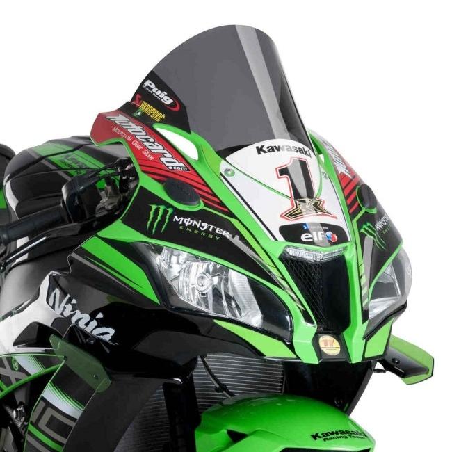 Puig プーチ レーシングスクリーン R-RACER カラー：ダークスモーク ZX-10R NINJA KRT PERFORMANCE SE ZX-10RR KAWASAKI カワサキ スクリーン 外装 | Puig | 05