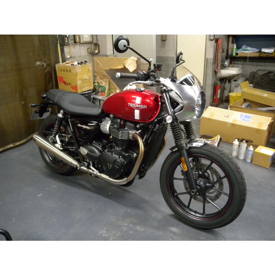 WM WM:ダブルエム アロイビキニカウルキット スクリーンカラー：スモーク StreetTwin TRIUMPH トライアンフ｜webike｜03