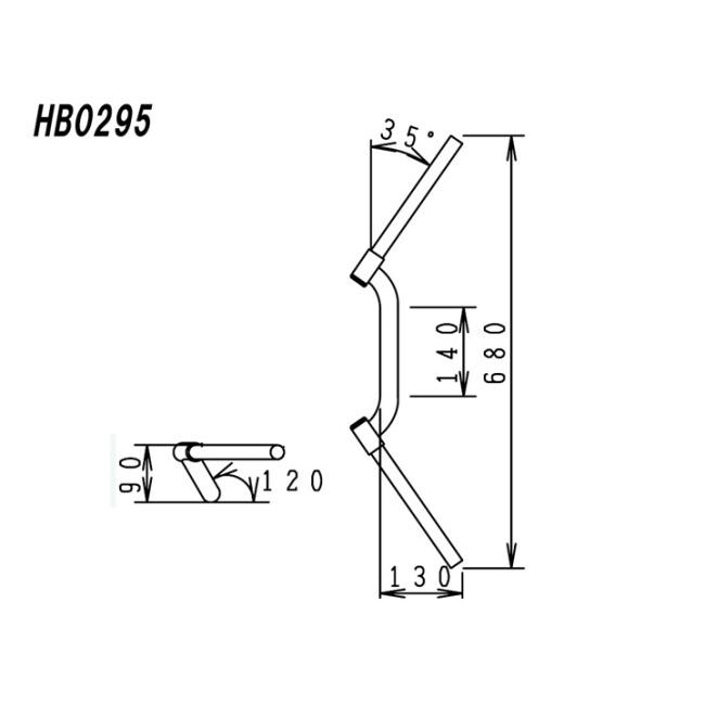 HURRICANE（ハリケーン） FATコンドル 専用ハンドル カラー：ブラック