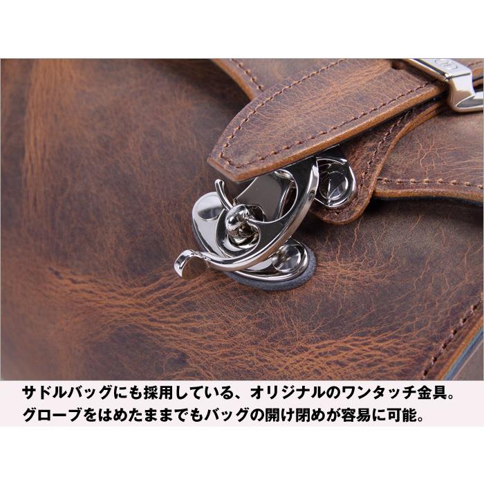 DEGNER（デグナー） ヴィンテージレザーツールバッグ カラー：ブラウン