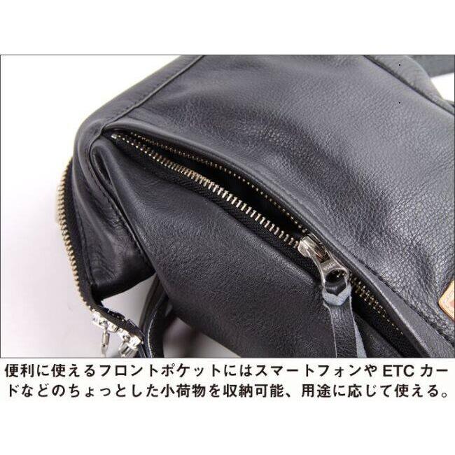 DEGNER デグナー レザーホルスターバッグ カラー：ブラック レッグバッグ・ホルスターバッグ バッグ | DEGNER | 08