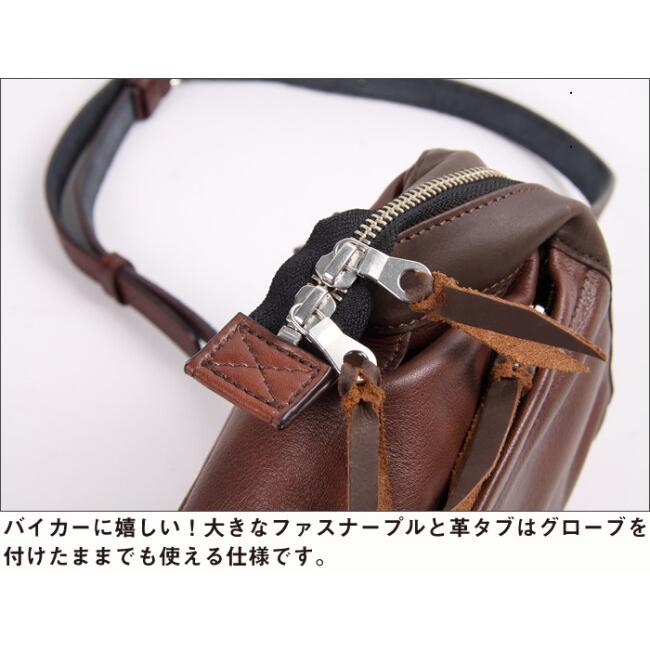 DEGNER デグナー レザーホルスターバッグ カラー：ブラウン レッグバッグ・ホルスターバッグ バッグ | DEGNER | 07