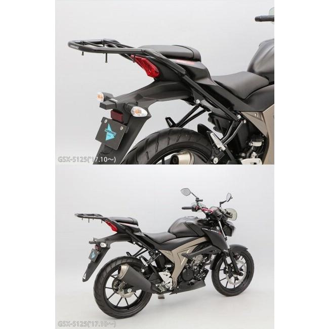 【配送版投稿】ENDURANCE タンデムグリップ付きリアキャリア GSX-S125/GSX-R125用 ENDURANCE タンデムグリップ付リアキャリア のパーツレビュー | GSX