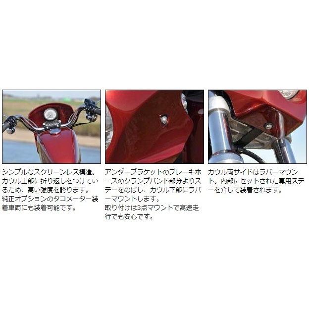 CHIC DESIGN シックデザイン ティーラナローヘッドカウル カラー：ミラージュオレンジパール883Rカラー SPORTSTERファミリー ビキニカウル カウル関連 外装 | CHIC DESIGN | 07