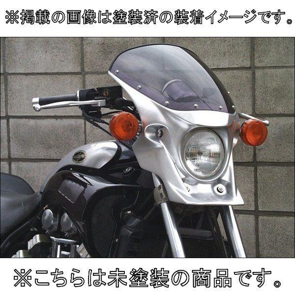 CHIC DESIGN シックデザイン マスカロード スクリーンカラー：ロングクリア / カラー：未塗装 (サフェーサー仕上げ) V-MAX 1200 YAMAHA ヤマハ ビキニカウル