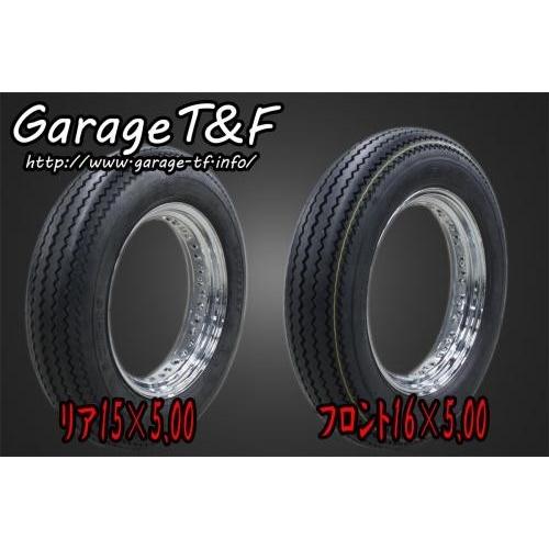 B16　ユナリホワイトウォールタイヤ前後SET　250TR　ビンテージタイヤ Garage T＆F ガレージ unilli(ユナリ) ビンテージタイヤ前後セット