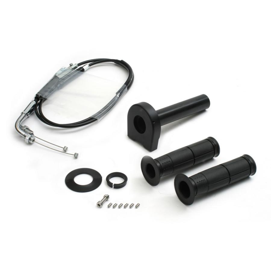 ACTIVE アクティブ スロットルキット TYPE-2 ホルダーカラー：ブラック / ワイヤー金具：ステンレス インナー巻取径：Φ36 Z900RS Z1000 KAWASAKI カワサキ | ACTIVE