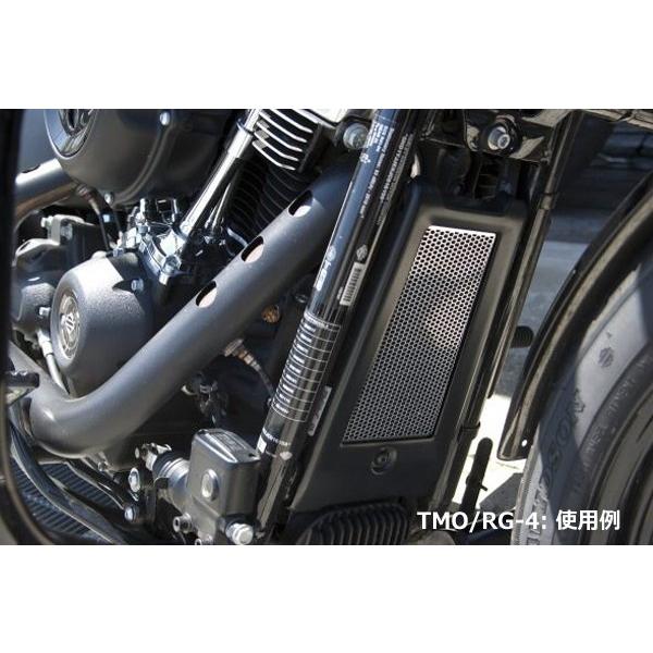 TERADA MOTORS テラダモータース オイルクーラーコアガード カラー：ブラック ソフテイルモデル HARLEY-DAVIDSON ハーレーダビッドソン