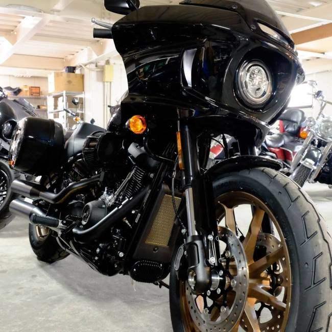 TERADA MOTORS テラダモータース オイルクーラーコアガード カラー：ブラック ソフテイルモデル HARLEY-DAVIDSON ハーレーダビッドソン