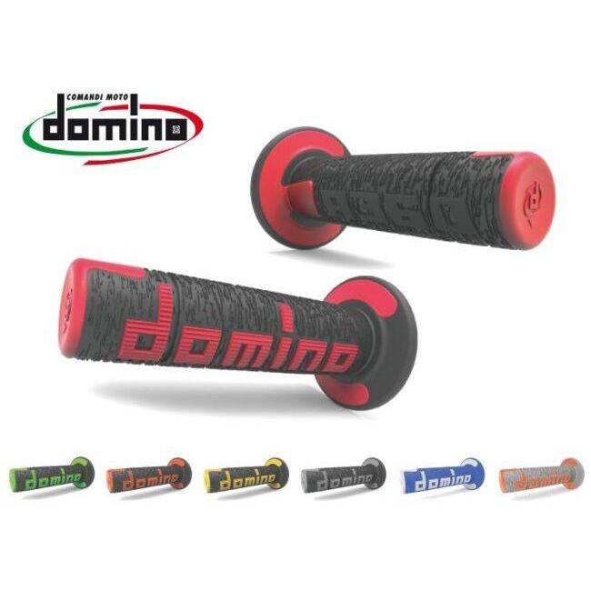 domino ドミノ オフロード A360 グリップ カラー：ブラック／レッド ハンドル | domino | 01