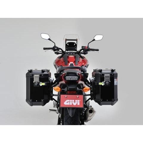 GIVI ジビ TREKKER OUTBACK (トレッカーアウトバック) [OBK37PACK2] アルミモノキーサイドケース カラー：ブラックライン｜webike｜05