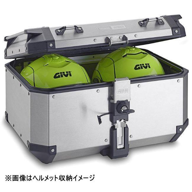 GIVIトレッカーアウトバック42アルミニウムトップケース用リアボックス鍵付き Amazon | GIVI(ジビ) バイク リアボックス モノキー 42L アルミ