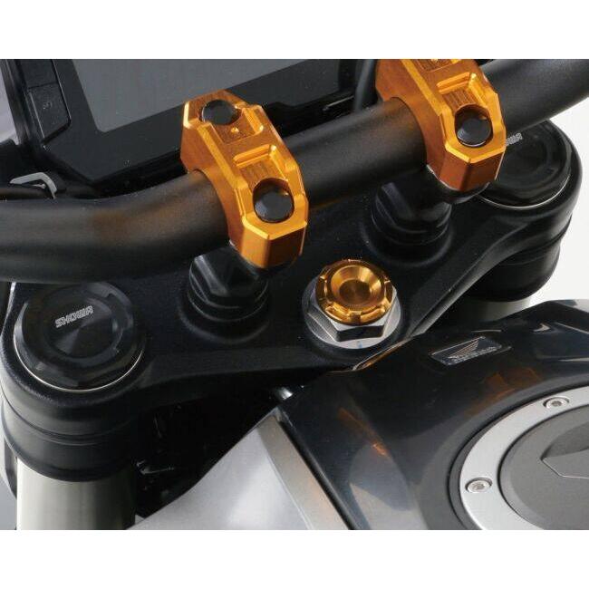 KITACO キタコ ステムナットキャップ カラー：レッド CB125R CB150R CB250R CB300R HONDA ホンダ ステムナット・ステムボルト ハンドル周辺パーツ ハンドル | KーCON | 07