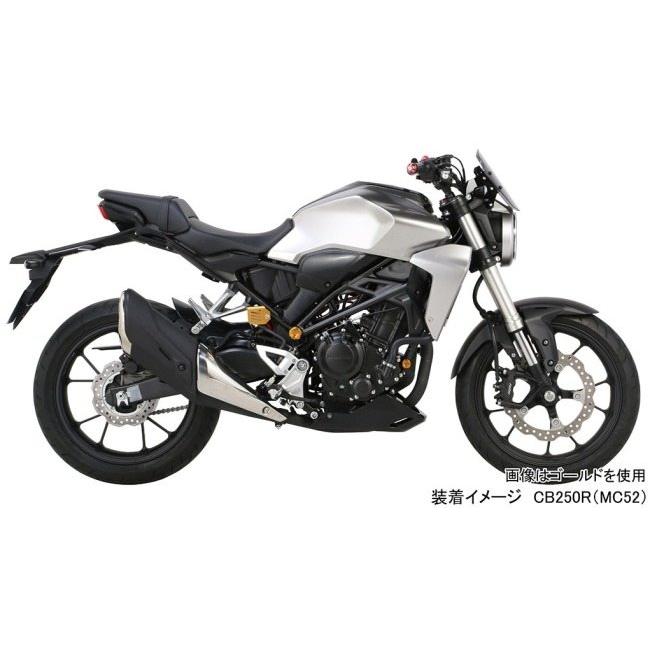 ikON オートバイ用パーツ KITACO キタコ フレームキャップ カラー：ブラック CB250R
