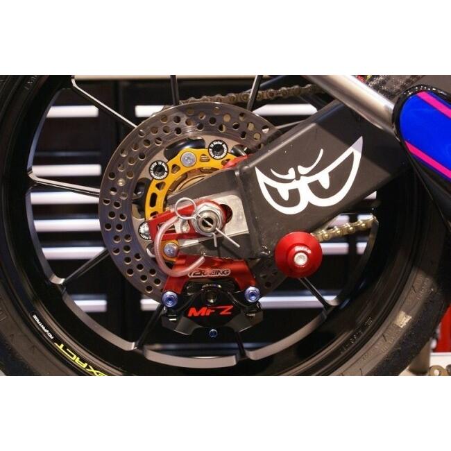 【送料込み】NSR250R MC21用ブレンボキャリパーサポートT2レーシング青 T2Racing T2 Racing T2レーシング リアキャリパーサポート カラー
