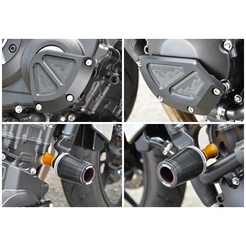 AGRAS アグラス レーシングスライダーSET ジュラコンカラー：ブラック(ロゴ無) CB1000R (2018-) HONDA ホンダ エンジンスライダー・フレームスライダー