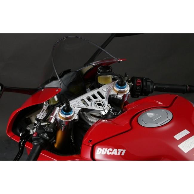 AELLA アエラ トップブリッジ(MotoGPデザイン) カラー：ホワイト PANIGALE V4 S DUCATI ドゥカティ トップブリッジ ハンドル周辺パーツ ハンドル_3