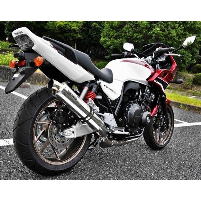 BEAMS ビームス R-EVO スリップオンマフラー サイレンサー：ステンレス／重量(純正4.0kg)：2.55kg CB400スーパーフォア CB400スーパーボルドール HONDA ホンダ_1