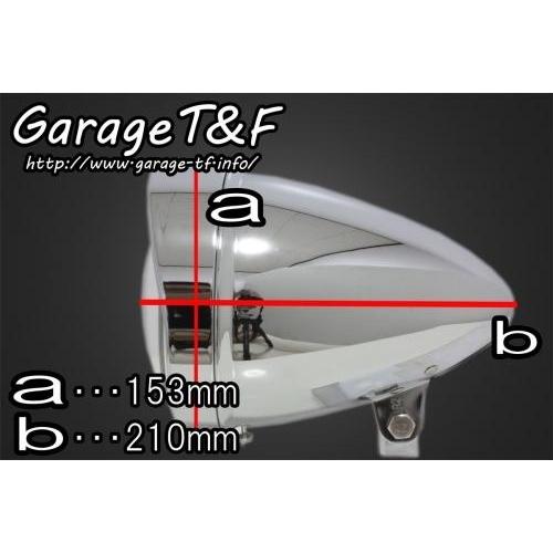 Garage T&F Garage T&F:ガレージ T&F 5.75インチロケットライト&ライトステー(タイプA)キット 仕上げ：メッキ仕上げ YAMAHA ヤマハ