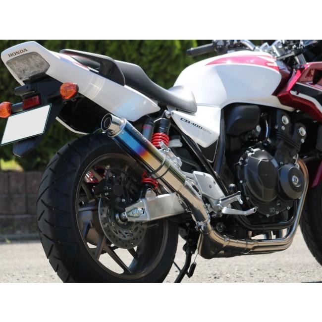 WR’S ダブルアールズ Sラウンドタイプ スリップオンマフラー タイプ：焼き色チタンサイレンサー CB400SF CB400SB HONDA ホンダ HONDA ホンダ｜webike｜04