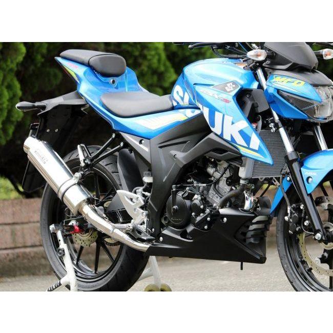 GSX-R125.150 gsx-s125.150 WR'S ステンレスマフラー WR'S（ダブルアールズ） WR'S ラウンドタイプ フルエキゾースト