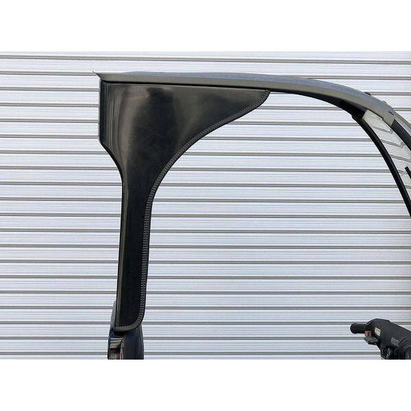 ALFA AUTO アルファーオート ハイバックガードパネル 仕上げ：ブラックゲルコート ジャイロキャノピー TA02 TA03 デッキタイプ全車 HONDA ホンダ シート関連 | ブランド登録なし | 01