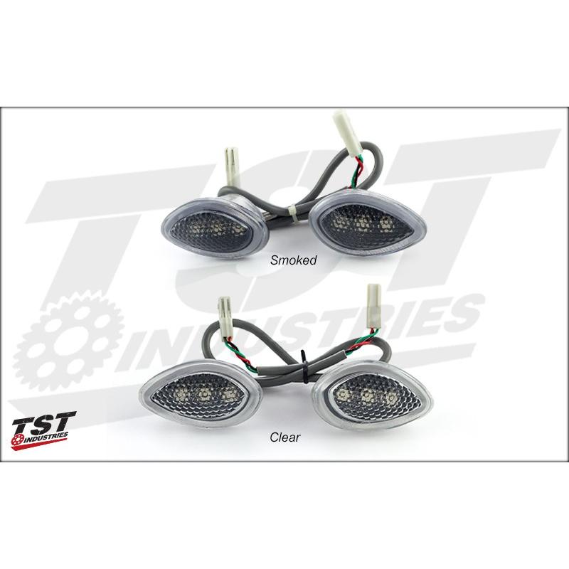 商品は100%正規品 TST TST:ティーエスティー HALO-1 LEDウインカー GLOW COLOR：Hyper White / LENS COLOR：Smoked CBR600RR 07-12 HONDA ホンダ