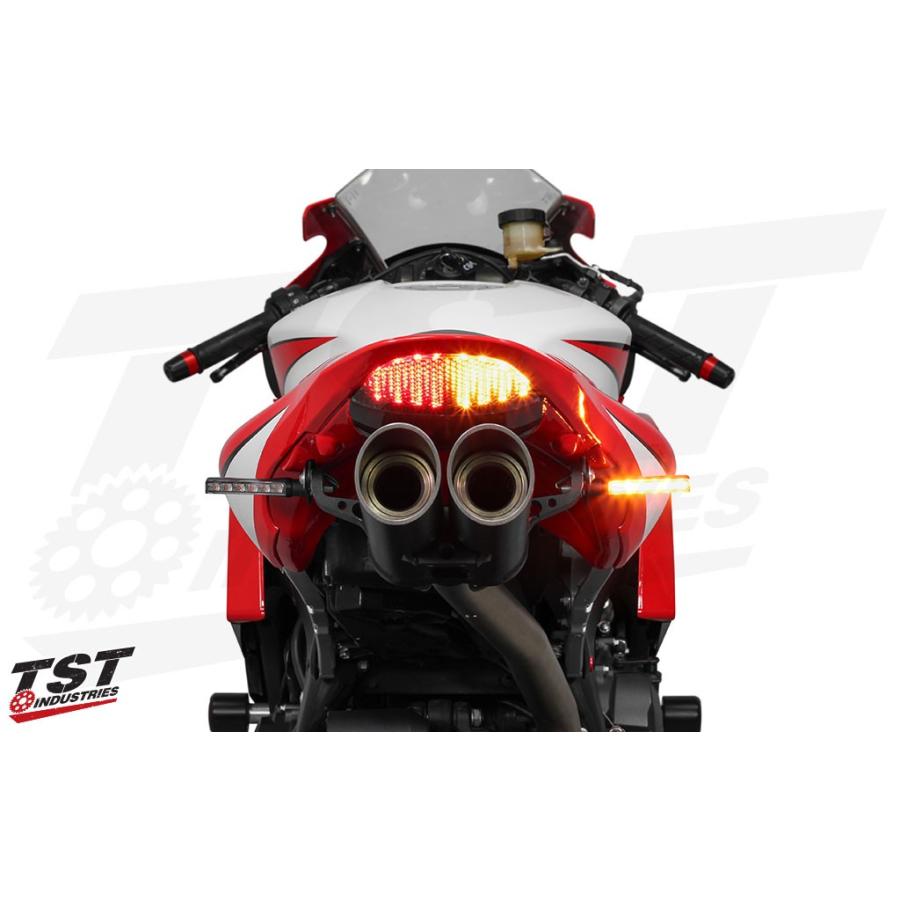 TST ティーエスティー LEDリアウインカーマウントフルセット SIGNAL STYLE：BL6-Smoke CBR1000RR CBR600RR 03-18 HONDA ホンダ ウインカー 灯火類 電装系