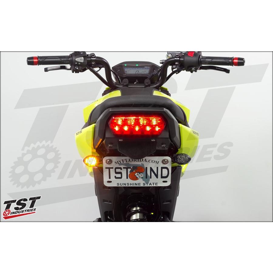 TST TST:ティーエスティー 小型LEDウインカー リア用 LENS COLOR：Smoked GROM [グロム] :23880498 ...