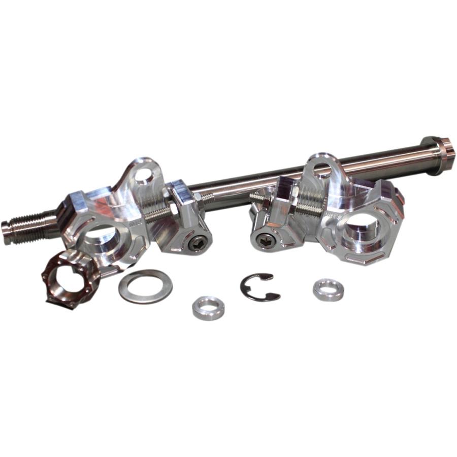 MJK PERFORMANCE MJKパフォーマンス AXLE RR W／ADJ 09-18 FL [0214-1354] HARLEY-DAVIDSON ハーレーダビッドソン アクスルブロック・チェーンアジャスター