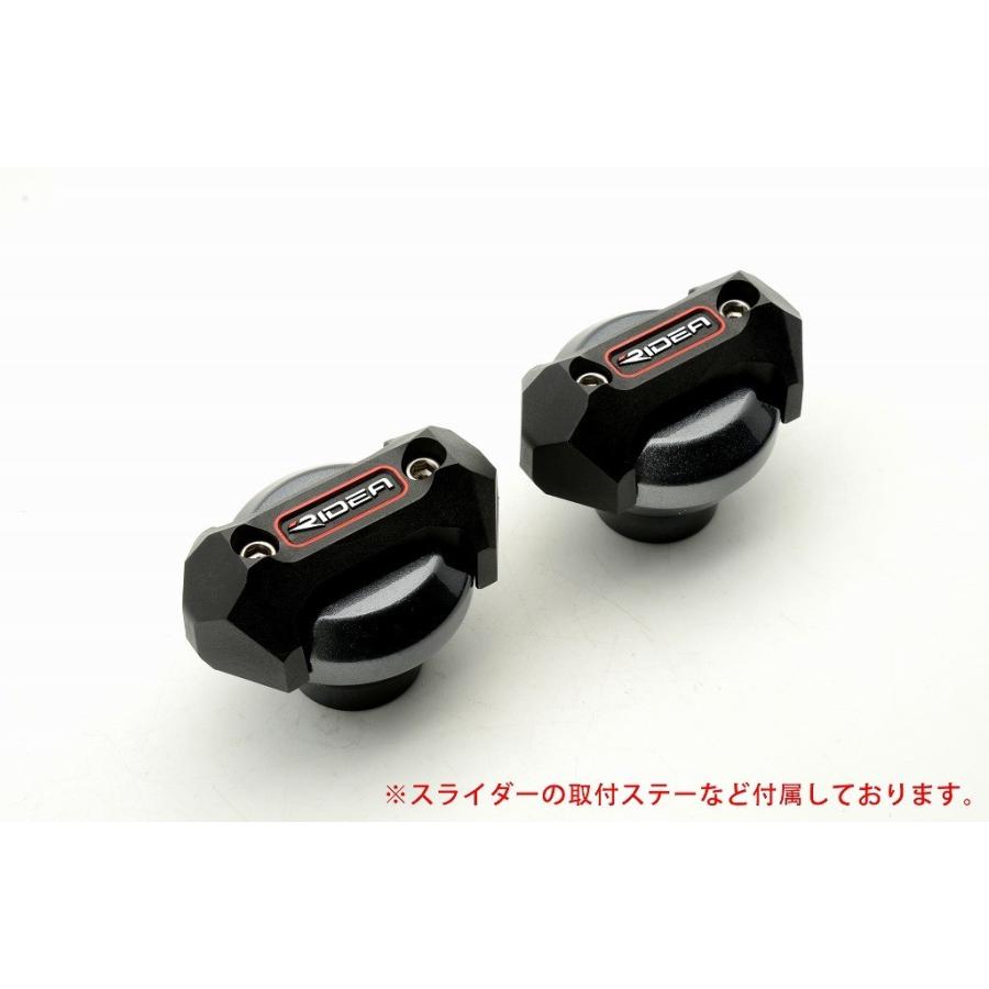 RIDEA リデア フレームスライダー メタリックタイプ カラー：チタン GSX-R125 SUZUKI スズキ エンジンスライダー・フレームスライダー フレーム