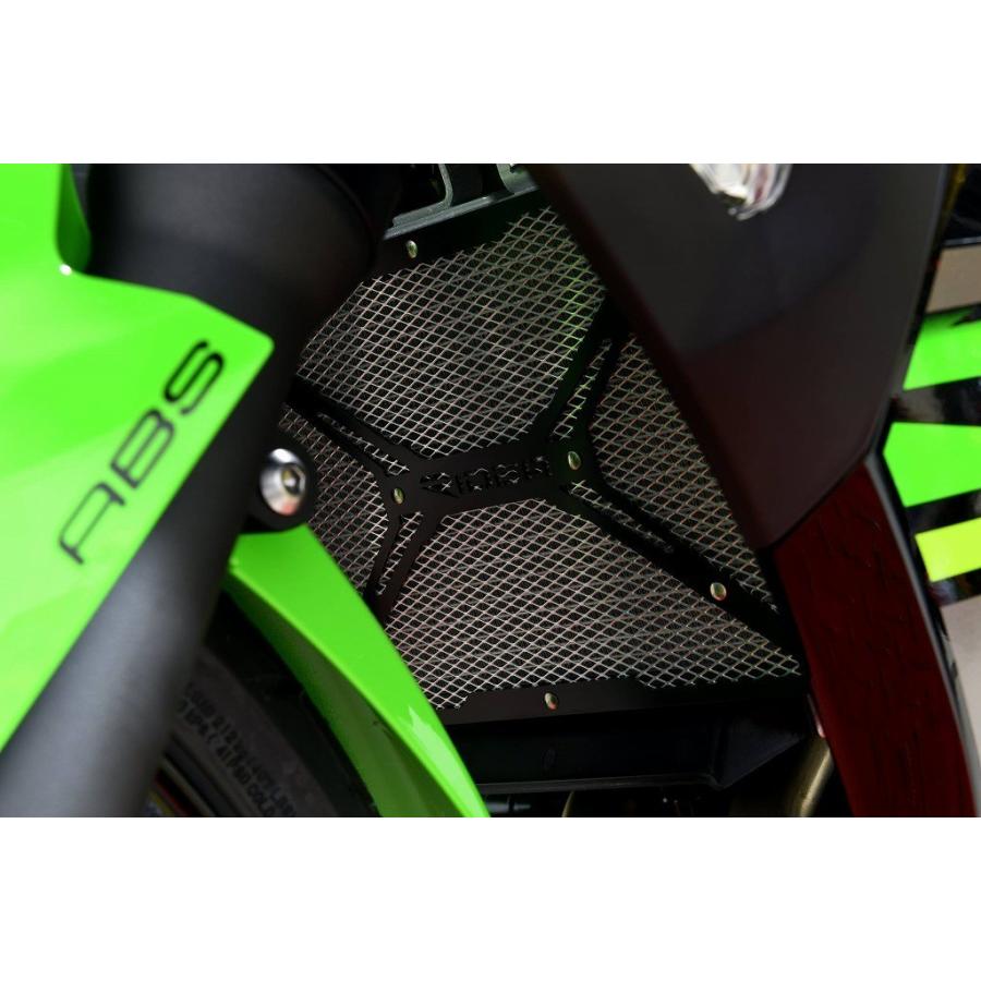 RIDEA リデア ラジエーターコアガード ニンジャ250 ニンジャ400 (2014-) KAWASAKI カワサキ ラジエーターコアガード・オイルクーラーコアガード 冷却関連の画像