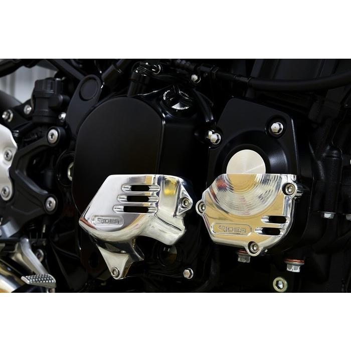 RIDEA リデア アルミ削り出しエンジンカバー セット カラー：ブラック