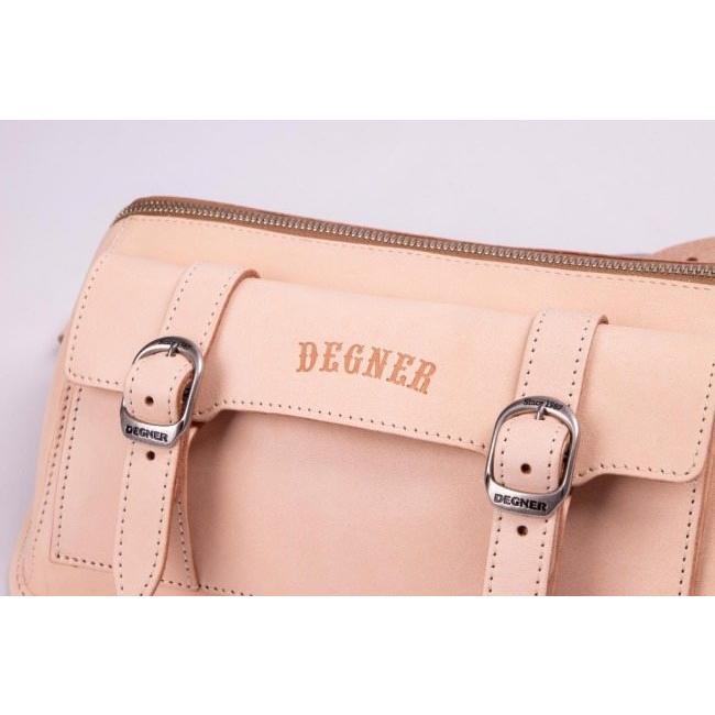 DEGNER デグナー カウレザーボディバッグ カラー：タン ショルダーバッグ バッグの画像