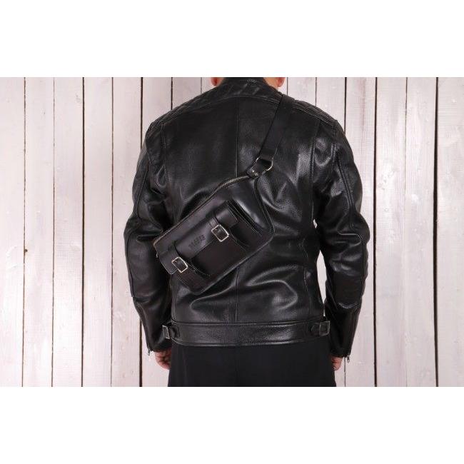 DEGNER デグナー カウレザーボディバッグ カラー：ブラック ショルダーバッグ バッグ | DEGNER | 08