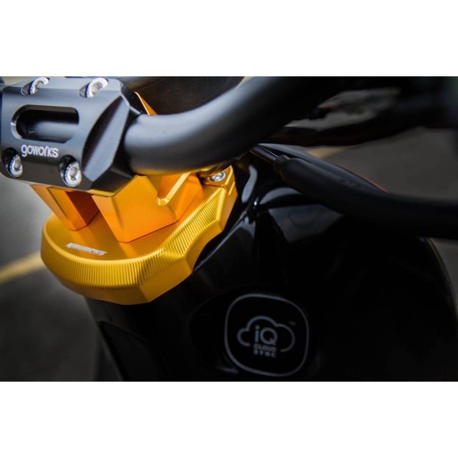 Go Works ゴーワークス GOGORO 2専用ハンドルバークランプ カラー：グリーン / カラー：ブラック