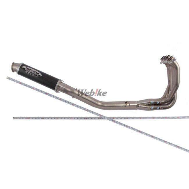 【美品】 TRICKSTAR トリックスター レーシングフルエキゾーストマフラー ショットガン タイプ：カールエンド / サイレンサー：カーボン Z900RS 【UOI2937476109】(106936円)