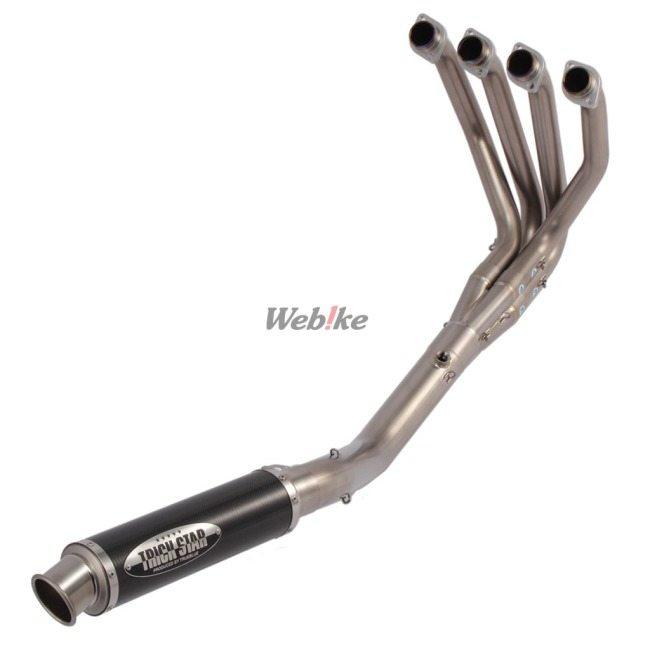【美品】 TRICKSTAR トリックスター レーシングフルエキゾーストマフラー ショットガン タイプ：カールエンド / サイレンサー：カーボン Z900RS 【UOI2937476109】(106936円)
