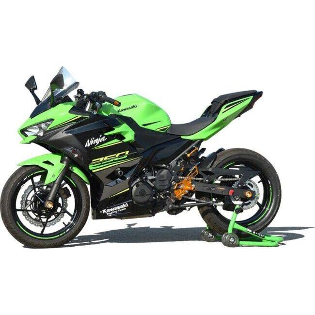Ninja400 バックステップ　Baby Face ゴールド babyface（ベビーフェイス） バックステップキット カラー：ゴールド