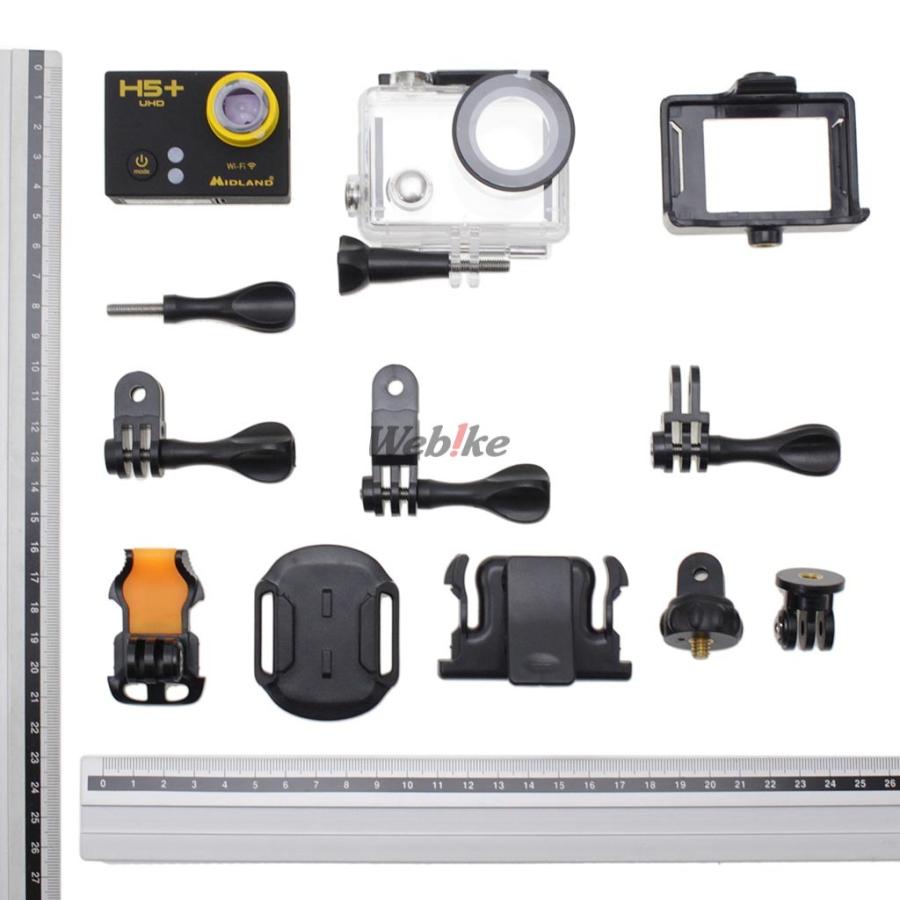 MIDLAND（ミッドランド） H5+ アクションカメラ バイク用カメラ 電子